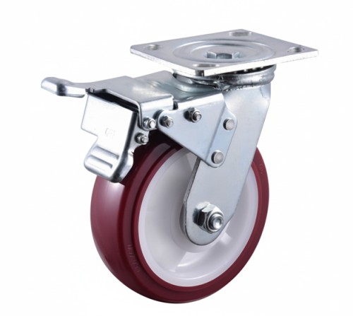 Maximum Stability Square-Tread PU Caster
