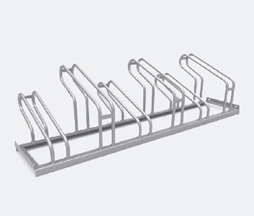 Staggered High-Density Galvanized Bicycle Rack [KSZ001]